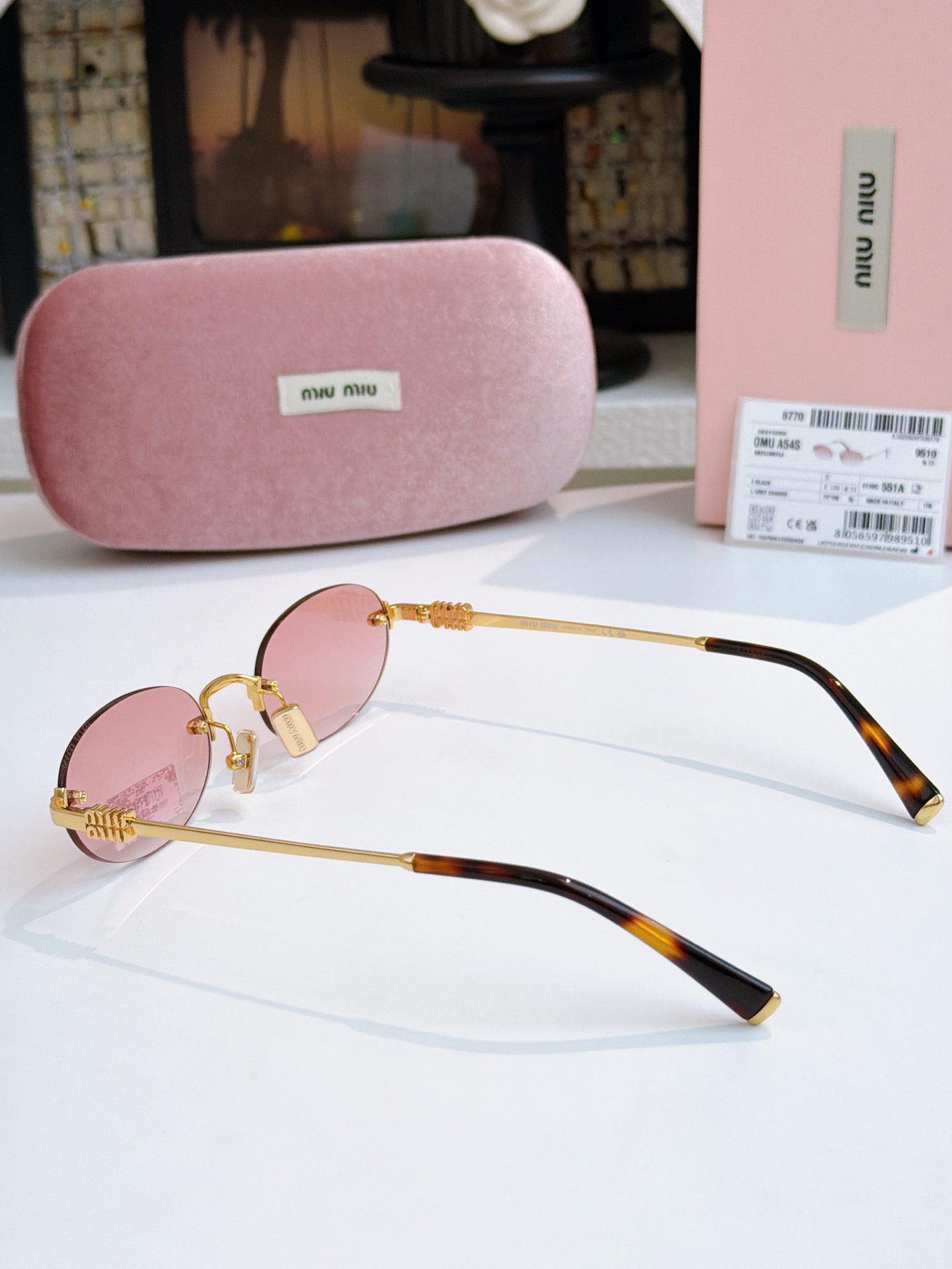 Miu Miu MIU MI EL:MUA54 Size 51-20-130 Sunglasses view 5