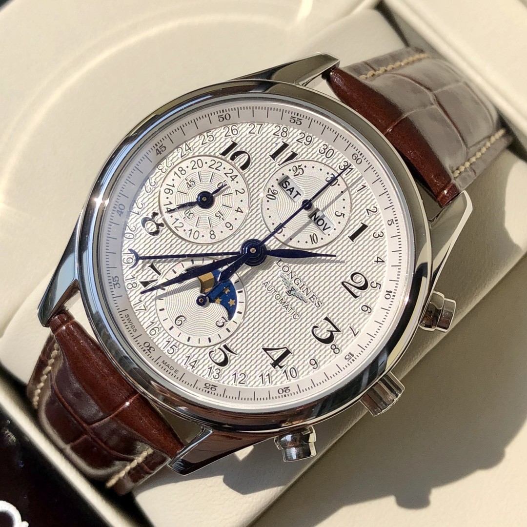 Longines Stainless Steel Chronograph 42mm Watch view 1