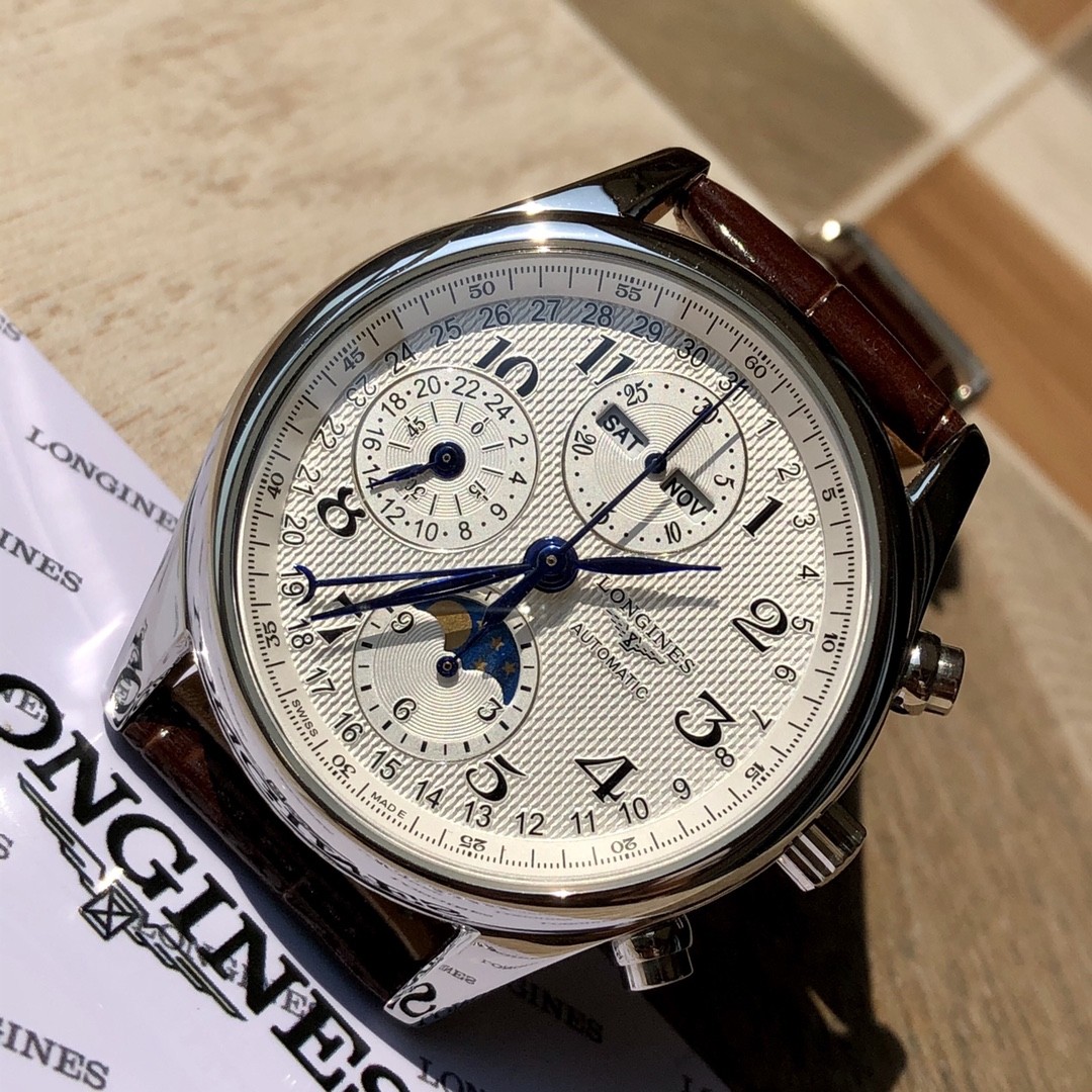 Longines Stainless Steel Chronograph 42mm Watch view 3