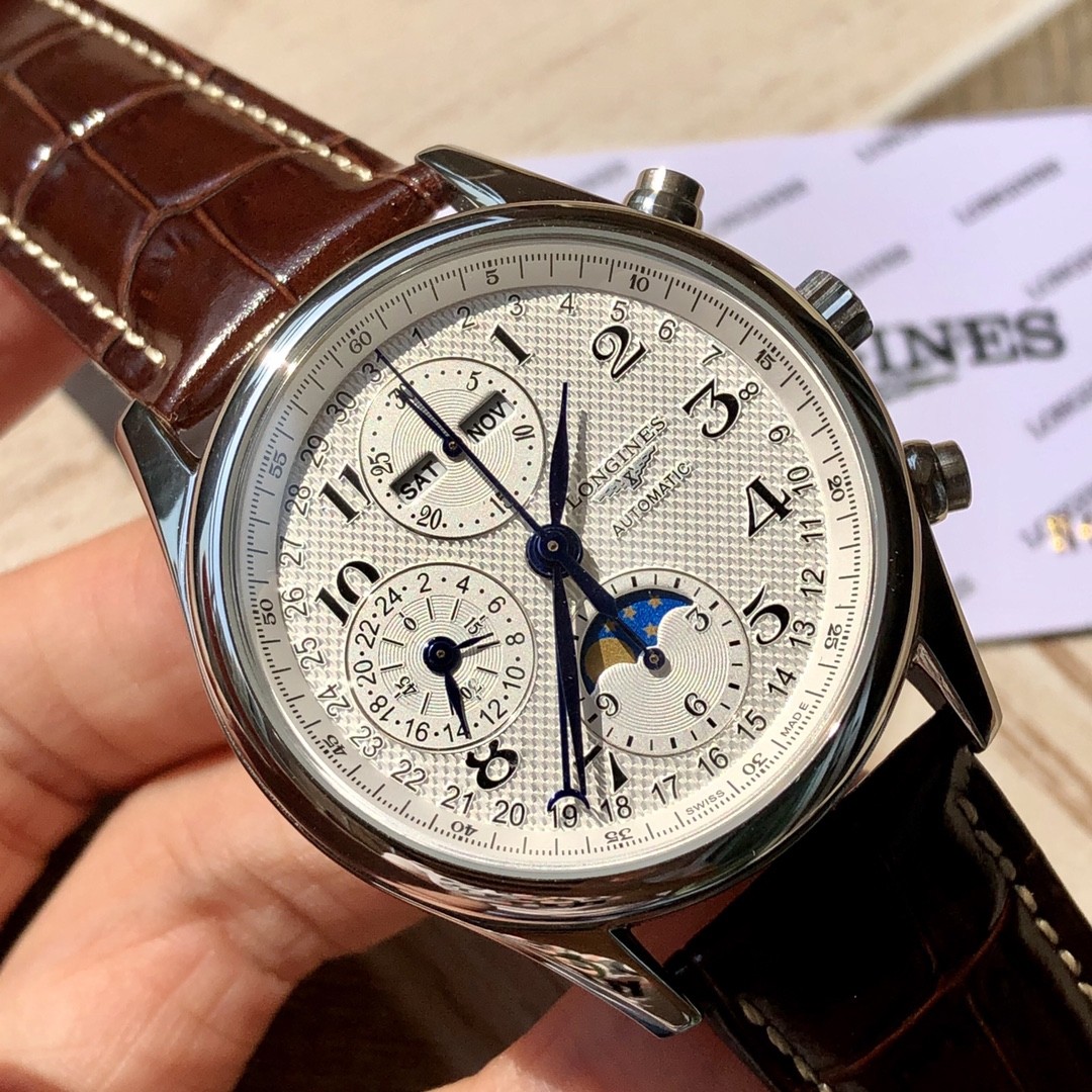 Longines Stainless Steel Chronograph 42mm Watch view 5