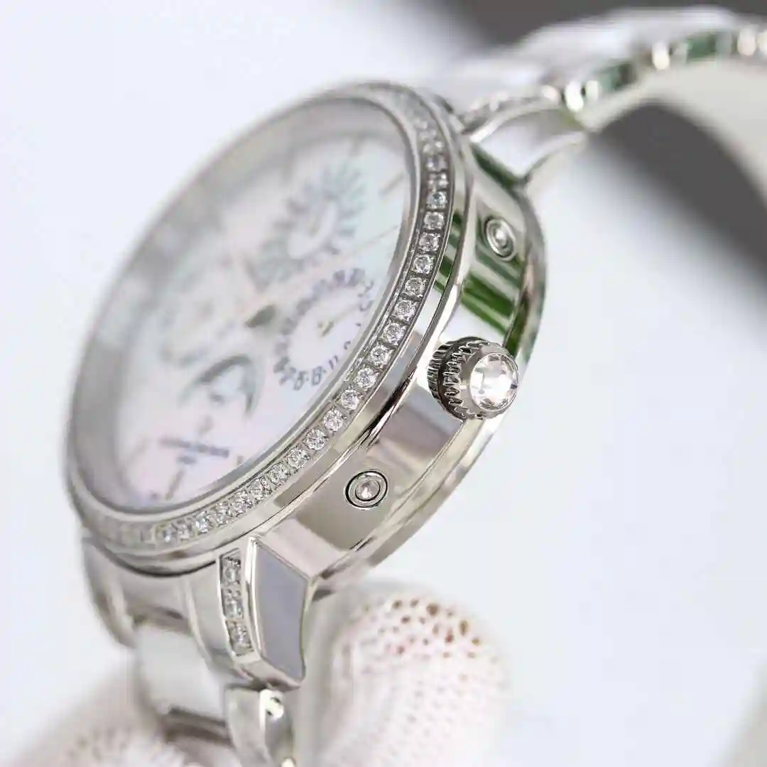 General Watches Vacheron Constantin Jiangshi Dandun Watch Women's Watch Paired with Original Fully Automatic Mechanical Movement Top Grade 316 Precision Steel Case with Mineral Super Strong Mirror Diameter 36mm kk015500 view 4