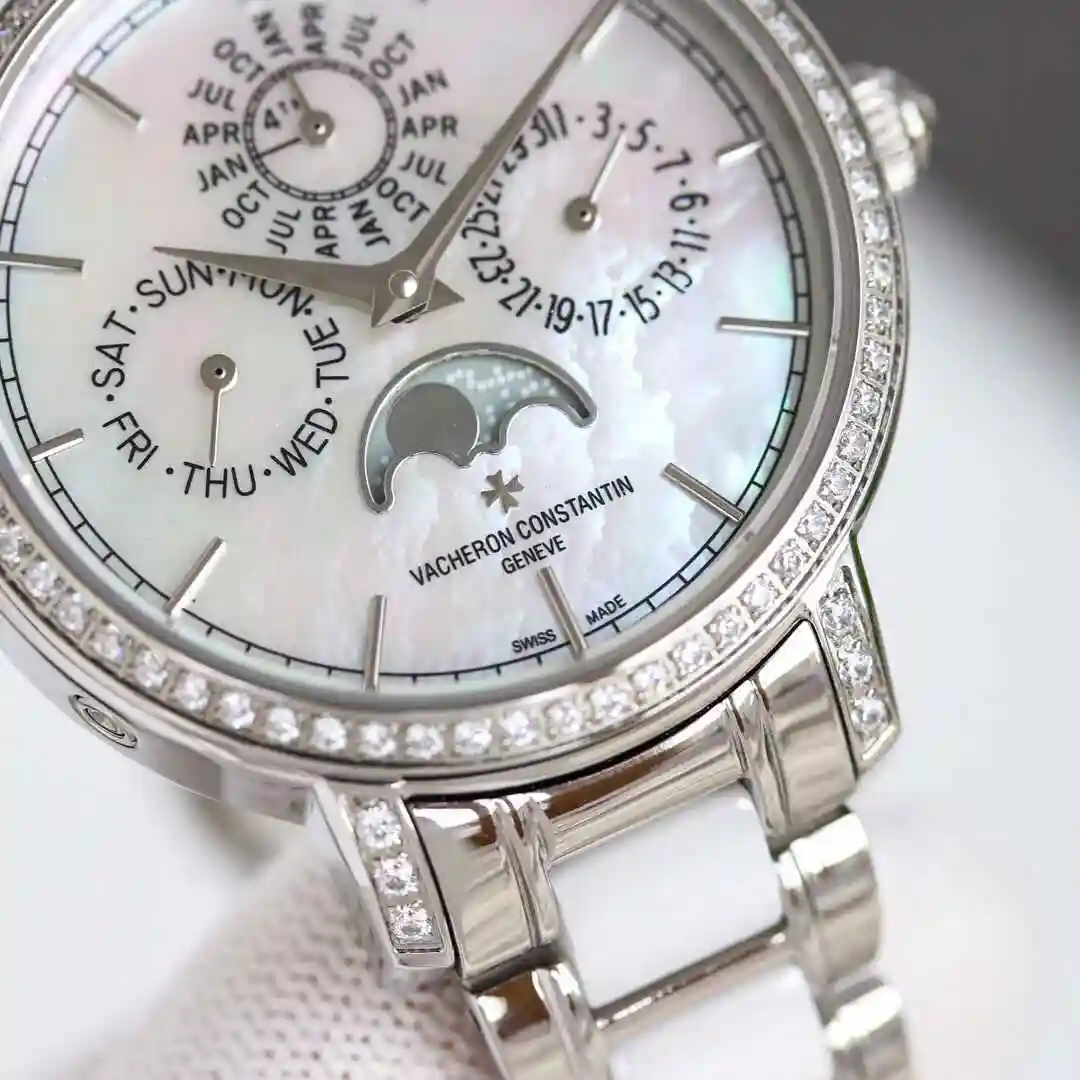 General Watches Vacheron Constantin Jiangshi Dandun Watch Women's Watch Paired with Original Fully Automatic Mechanical Movement Top Grade 316 Precision Steel Case with Mineral Super Strong Mirror Diameter 36mm kk015500 view 6