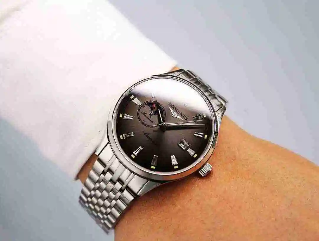 General Watches Longines Watch Men's Watch Paired with Original Fully Automatic Mechanical Movement Top Grade 316 Precision Steel Case with Mineral Super Strong Mirror Diameter 40mm KK06500 3 view 8
