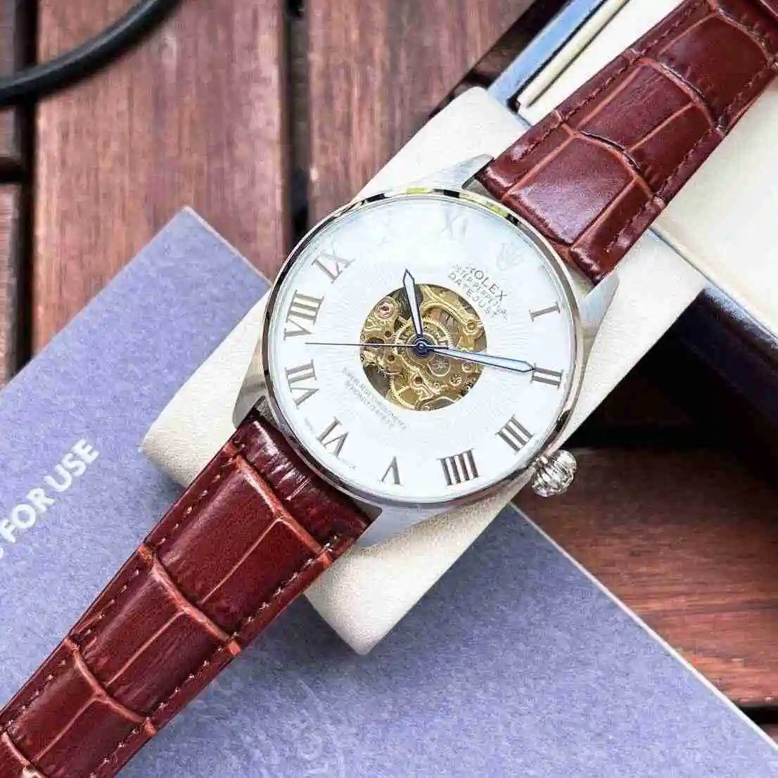 General Watches Rolex Watch Men's Watch Paired with Original Fully Automatic Mechanical Movement Top Grade 316 Precision Steel Case with Mineral Super Strong Mirror Diameter 42mm KK04850 view 4