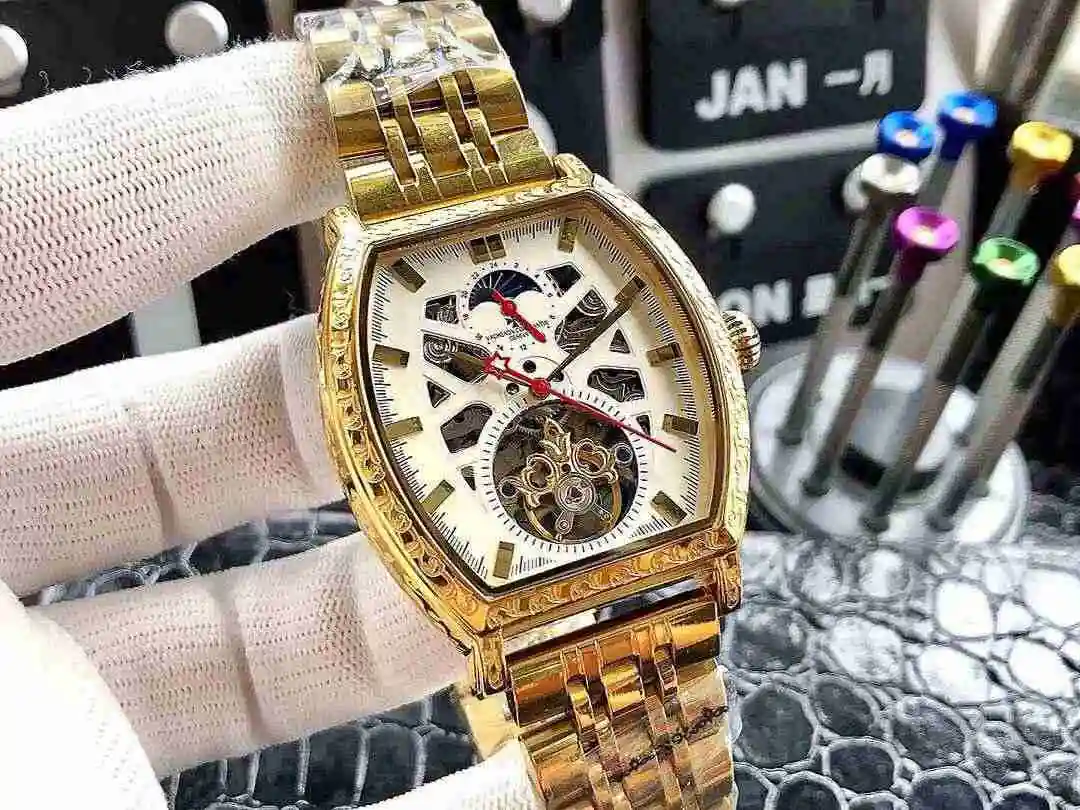 General Watches Vacheron Constantin Jiangshi Danton Watch Men's Watch Paired with Original Fully Automatic Mechanical Movement, Top Grade 316 Precision Steel Case with Mineral Super Strong Mirror Diameter 42mm KK05650 view 6