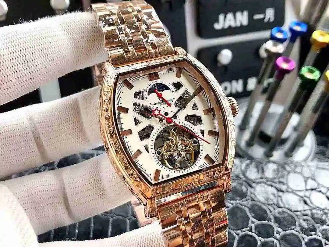 General Watches Vacheron Constantin Jiangshi Danton Watch Men's Watch Paired with Original Fully Automatic Mechanical Movement, Top Grade 316 Precision Steel Case with Mineral Super Strong Mirror Diameter 42mm KK05650 view 8