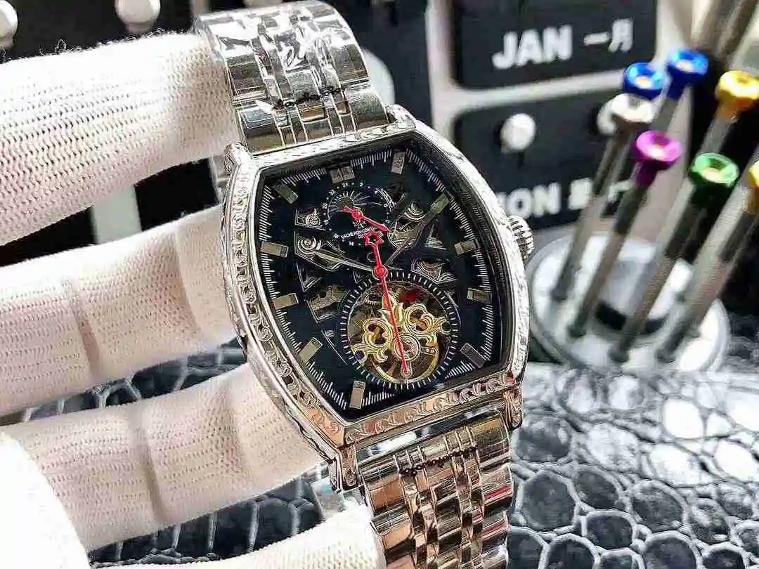 General Watches Vacheron Constantin Jiangshi Danton Watch Men's Watch Paired with Original Fully Automatic Mechanical Movement, Top Grade 316 Precision Steel Case with Mineral Super Strong Mirror Diameter 42mm KK05650 view 9