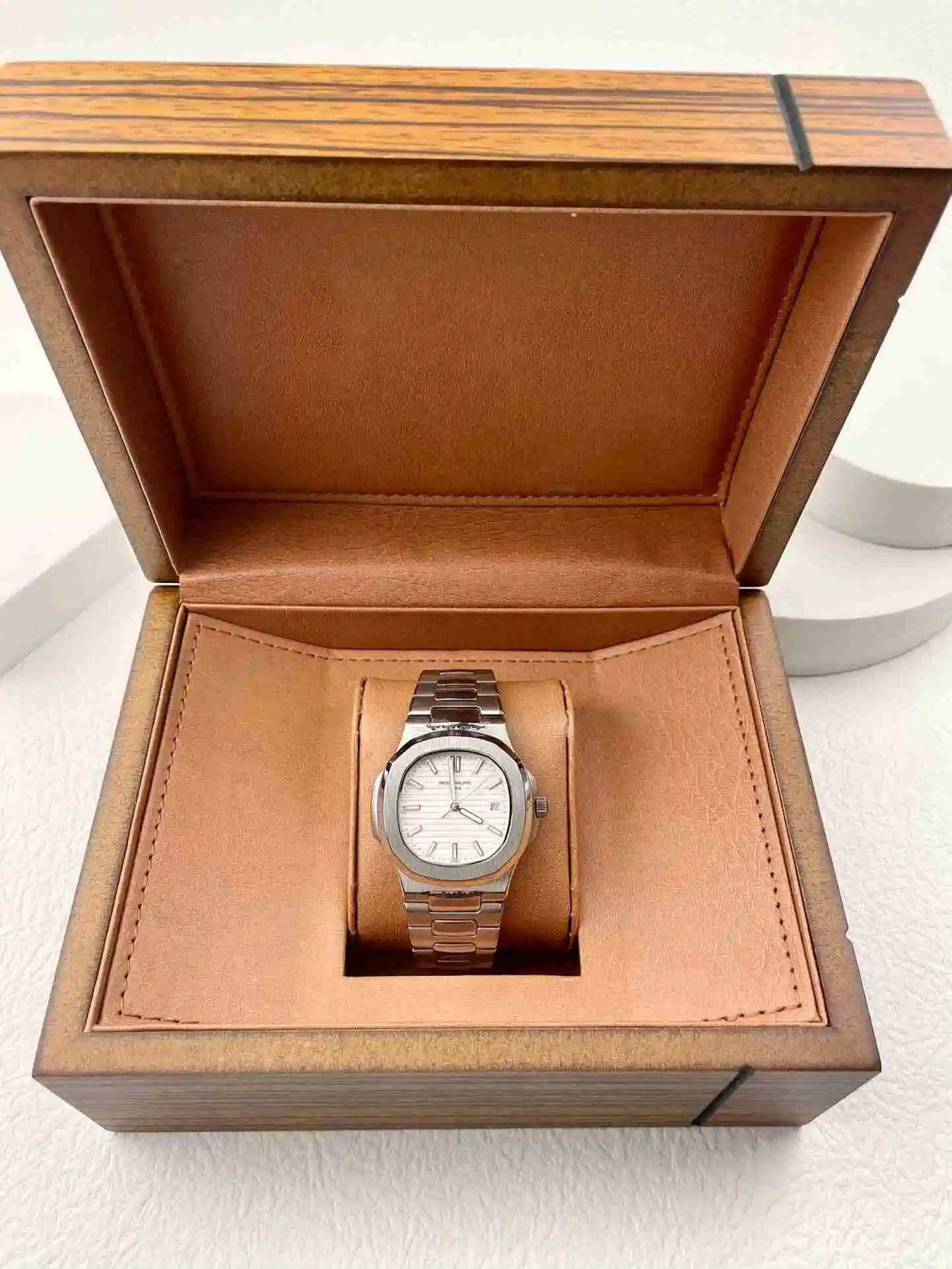 General Watches Patek Philippe Watch Men's Watch Paired with Original Fully Automatic Mechanical Movement Top Grade 316 Precision Steel Case Case with Mineral Super Strong Mirror Diameter 42mm KK03550 1 view 9