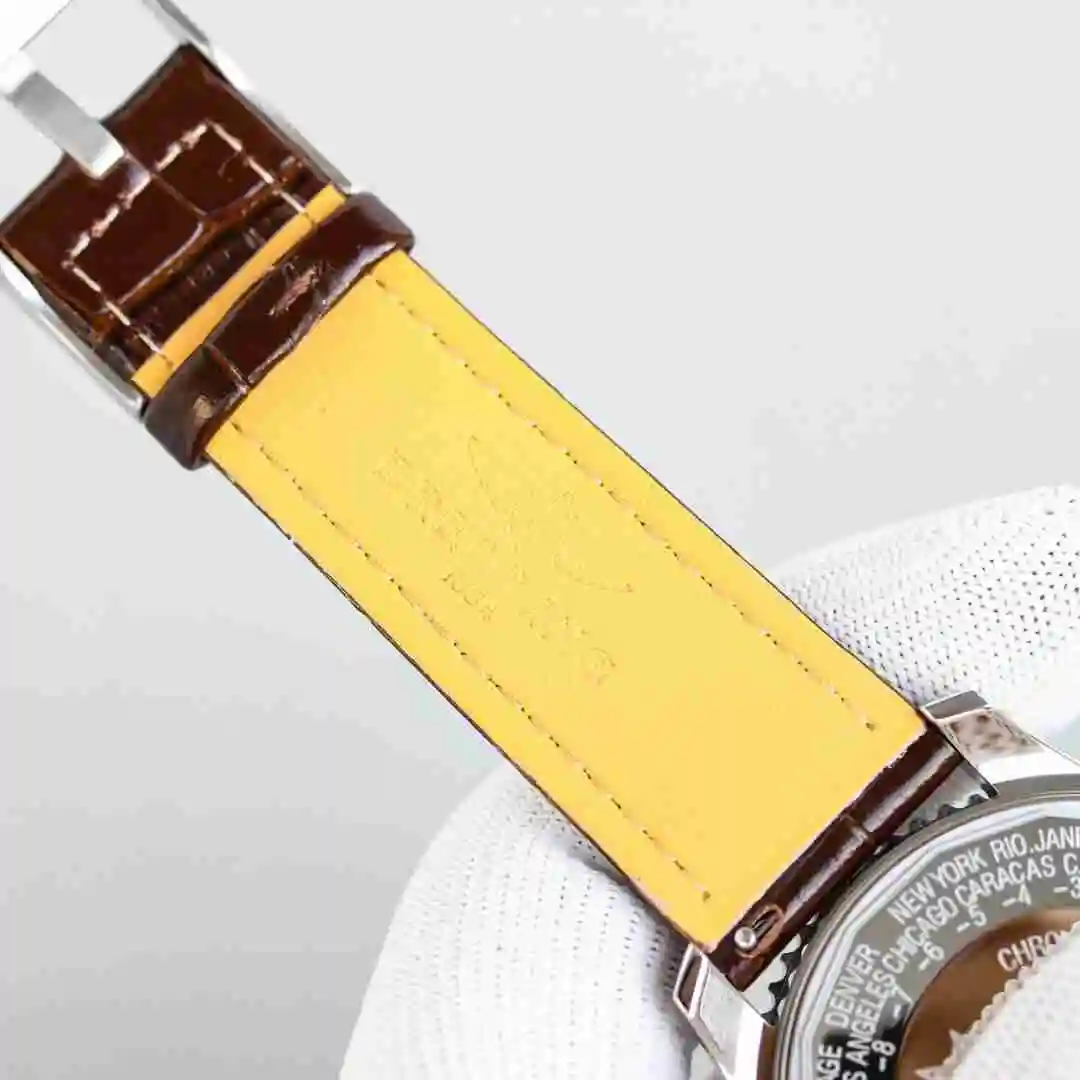 General Watches Breitling Watch Men's Watch Paired with Original Fully Automatic Mechanical Movement Top Grade 316 Precision Steel Case with Mineral Super Strong Mirror Diameter 43mm KK014500 view 3