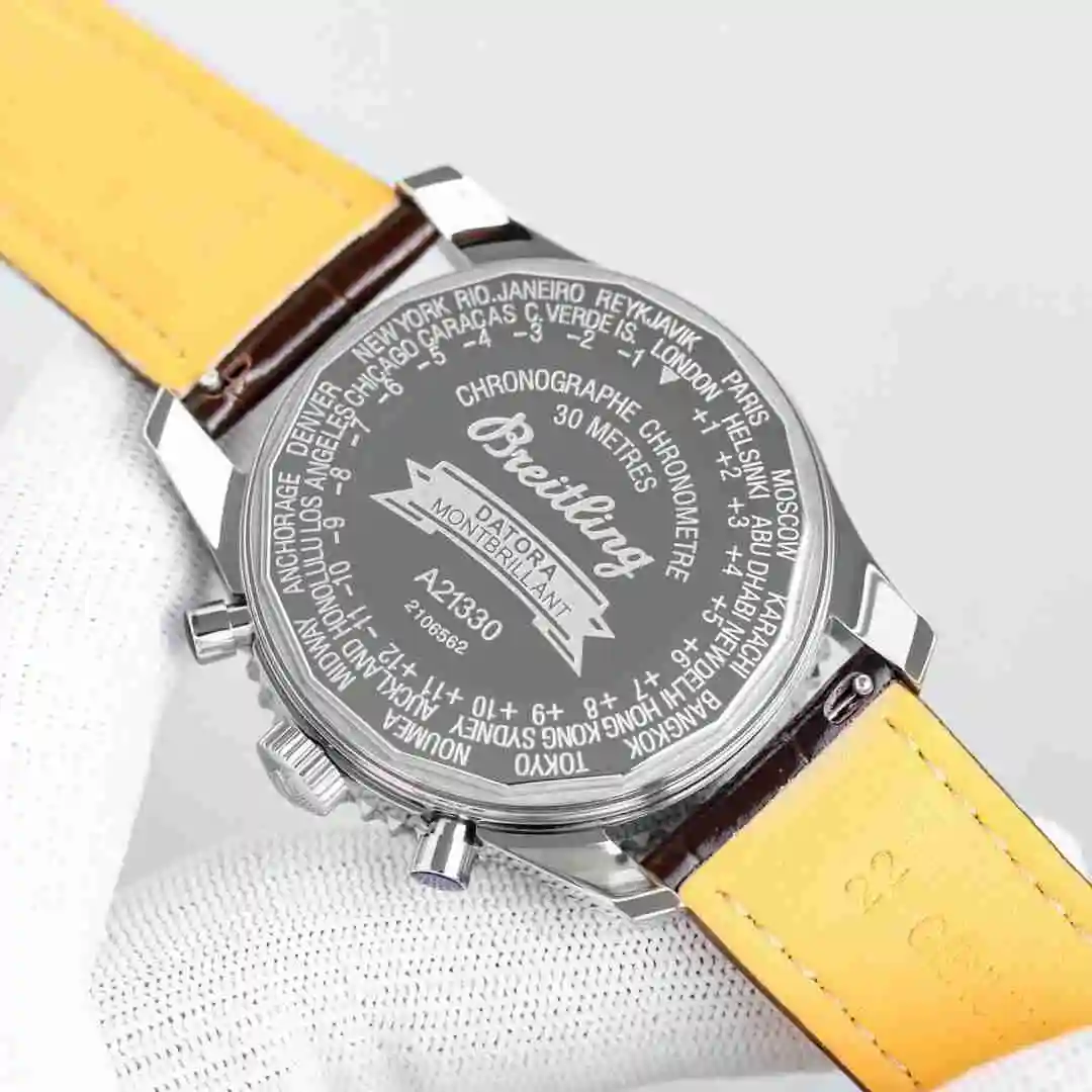 General Watches Breitling Watch Men's Watch Paired with Original Fully Automatic Mechanical Movement Top Grade 316 Precision Steel Case with Mineral Super Strong Mirror Diameter 43mm KK014500 view 4