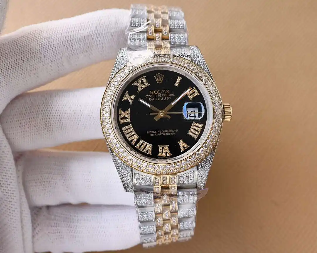 General Watches Role@lux men's watch with original fully automatic mechanical movement, top 316 stainless steel case and strap, mineral super mirror, diameter 41mm KK08800 view 6