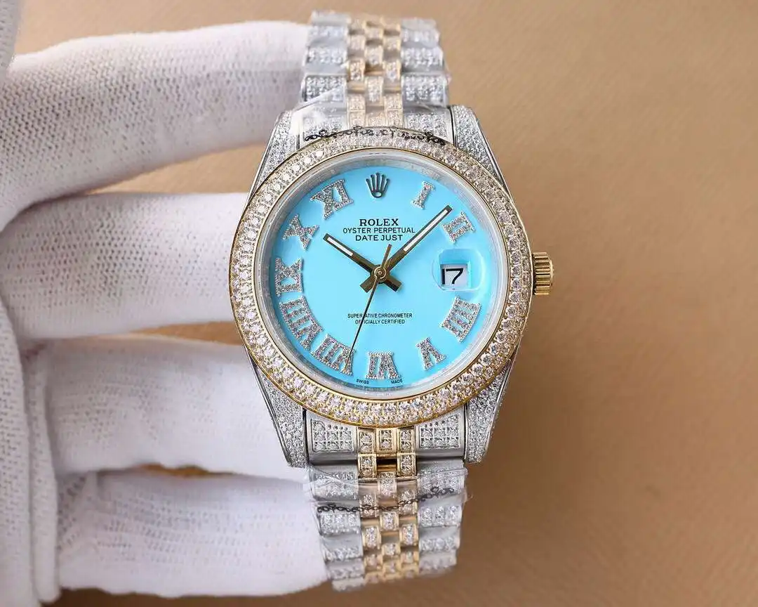 General Watches Role@lux men's watch with original fully automatic mechanical movement, top 316 stainless steel case and strap, mineral super mirror, diameter 41mm KK08800 view 8