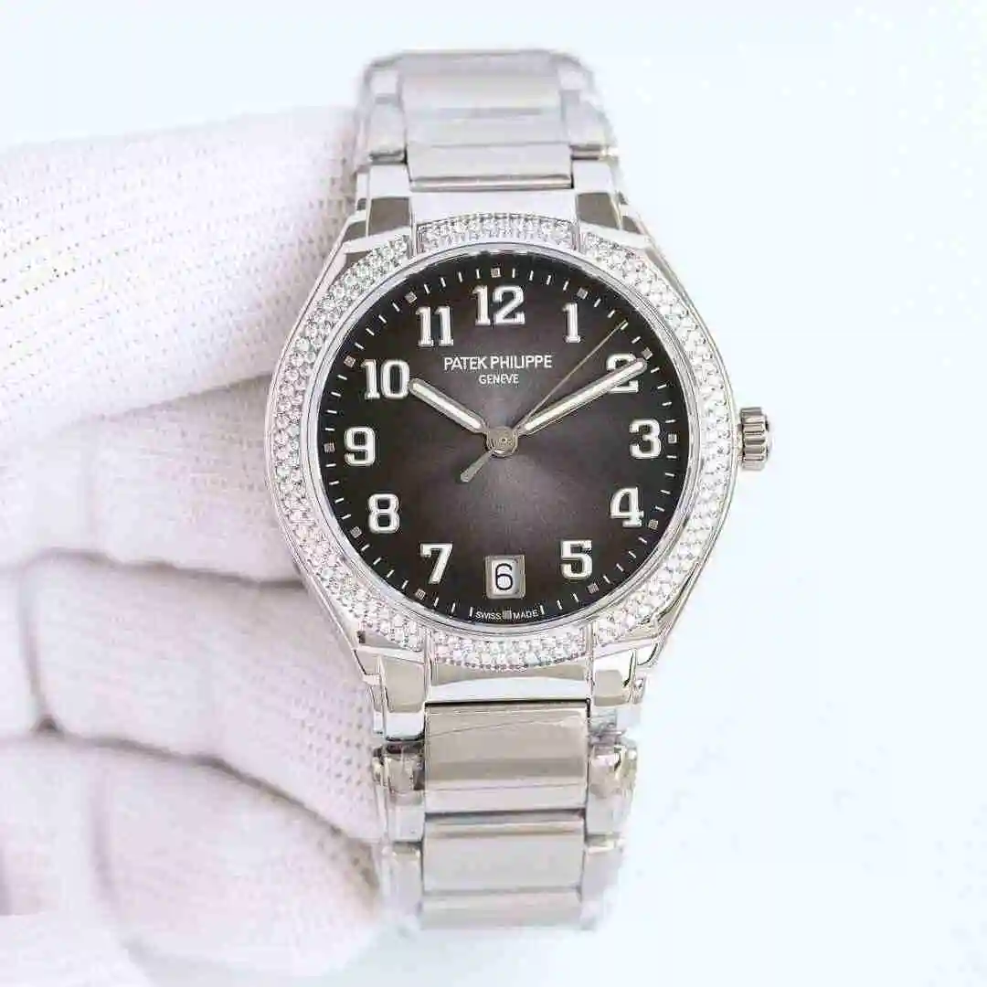 General Watches Patek Philippe Watch Women's Watch Paired with Original Fully Automatic Mechanical Movement Top Grade 316 Precision Steel Case with Mineral Super Strong Mirror Diameter 38mm kk view 6