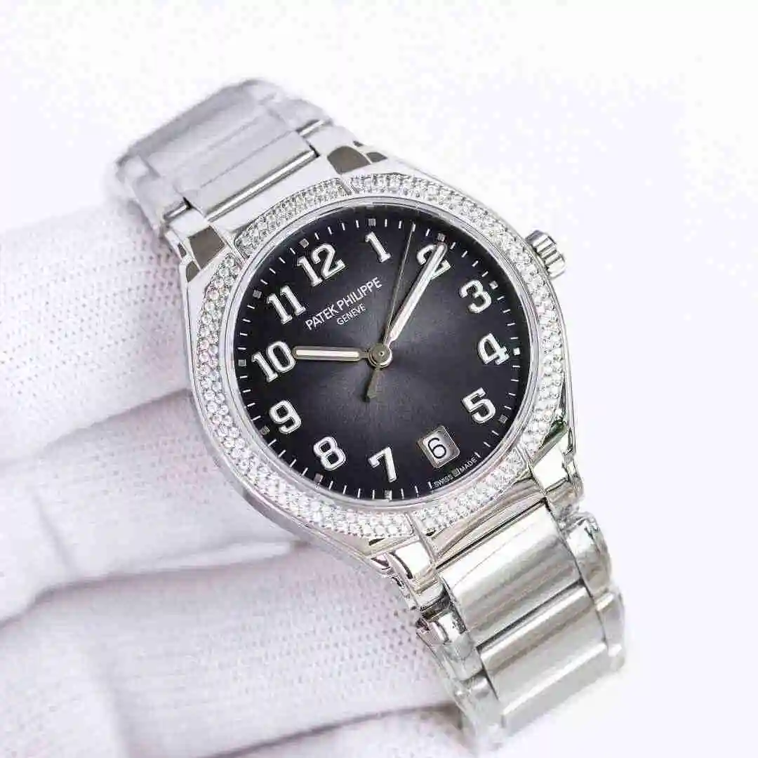 General Watches Patek Philippe Watch Women's Watch Paired with Original Fully Automatic Mechanical Movement Top Grade 316 Precision Steel Case with Mineral Super Strong Mirror Diameter 38mm kk view 7