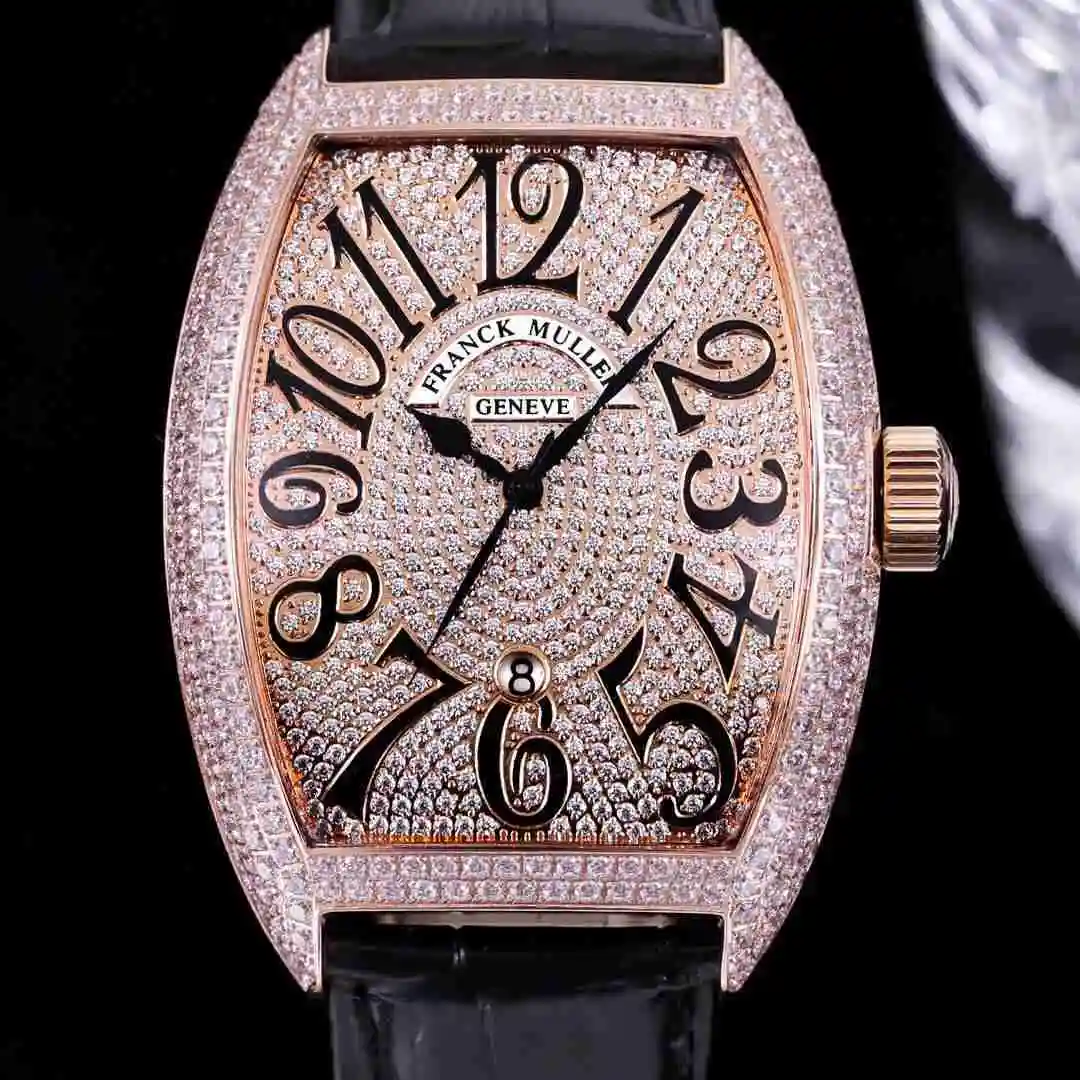 General Watches Franck Muller Frank Watch Men's Watch Paired with Original Fully Automatic Mechanical Movement Top Grade 316 Precision Steel Case with Mineral Super Strong Mirror Diameter 40mm KK04250 view 6
