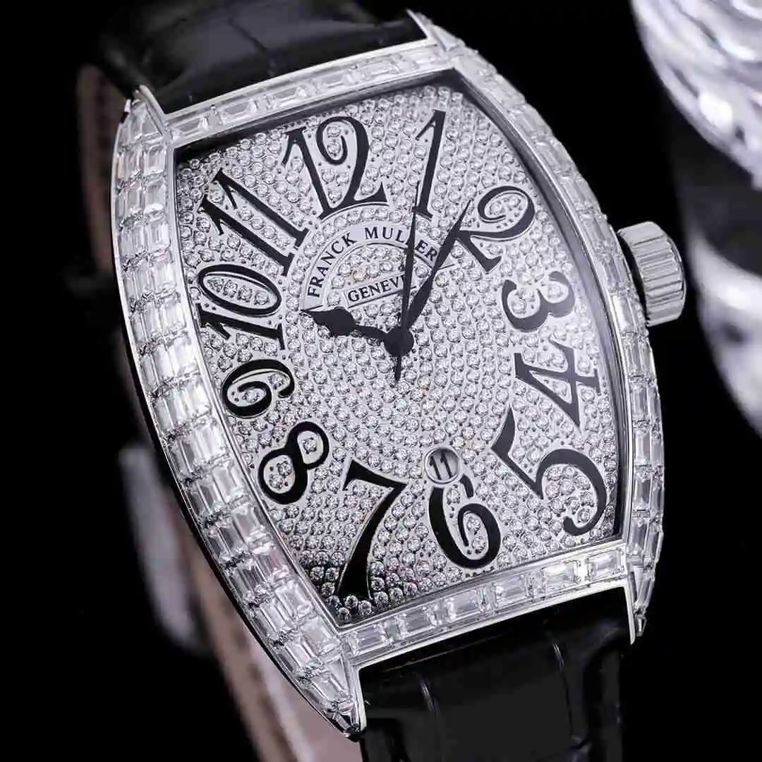 General Watches Franck Muller Frank Watch Men's Watch Paired with Original Fully Automatic Mechanical Movement Top Grade 316 Precision Steel Case with Mineral Super Strong Mirror Diameter 40mm KK04250 view 7