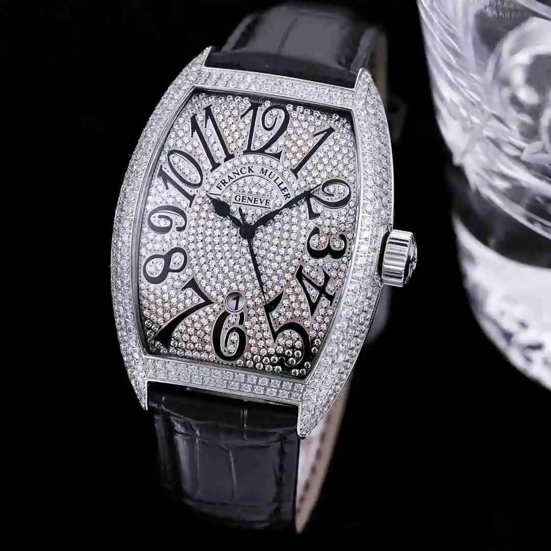 General Watches Franck Muller Frank Watch Men's Watch Paired with Original Fully Automatic Mechanical Movement Top Grade 316 Precision Steel Case with Mineral Super Strong Mirror Diameter 40mm KK04250 view 8