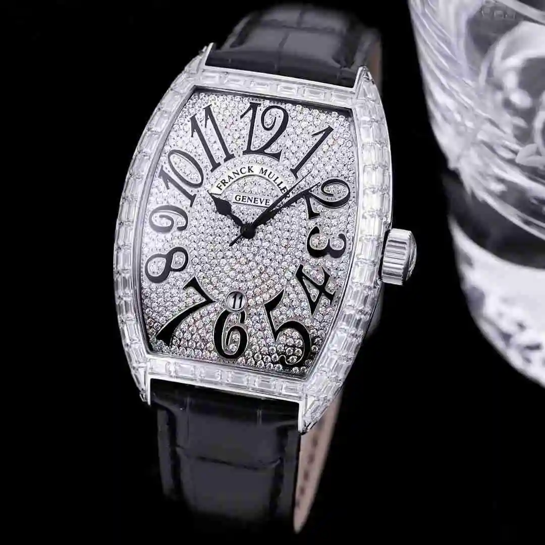 General Watches Franck Muller Frank Watch Men's Watch Paired with Original Fully Automatic Mechanical Movement Top Grade 316 Precision Steel Case with Mineral Super Strong Mirror Diameter 40mm KK04250 view 9