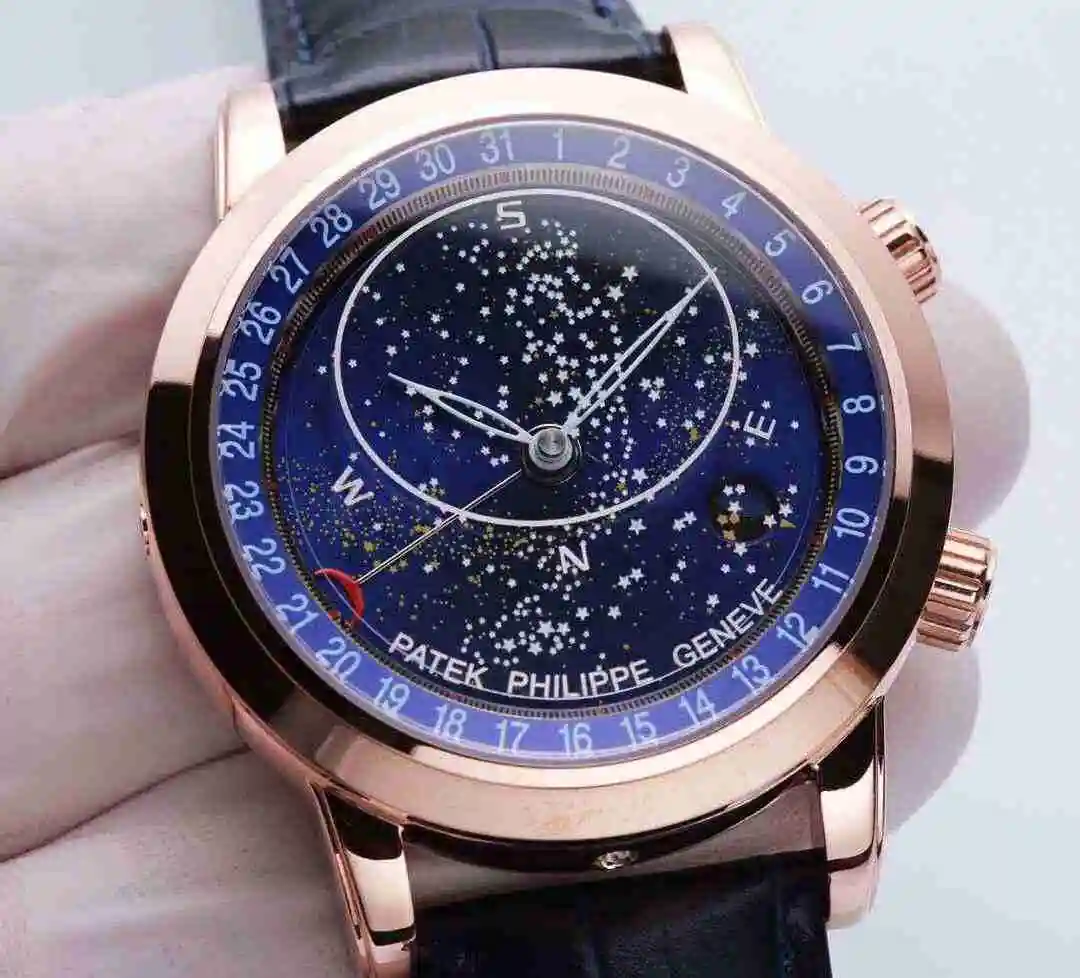 General Watches Patek Philippe Watch Men's Watch Paired with Original Fully Automatic Mechanical Movement Top Grade 316 Precision Steel Case Case with Mineral Super Strong Mirror Diameter 41mm kk09800 view 6
