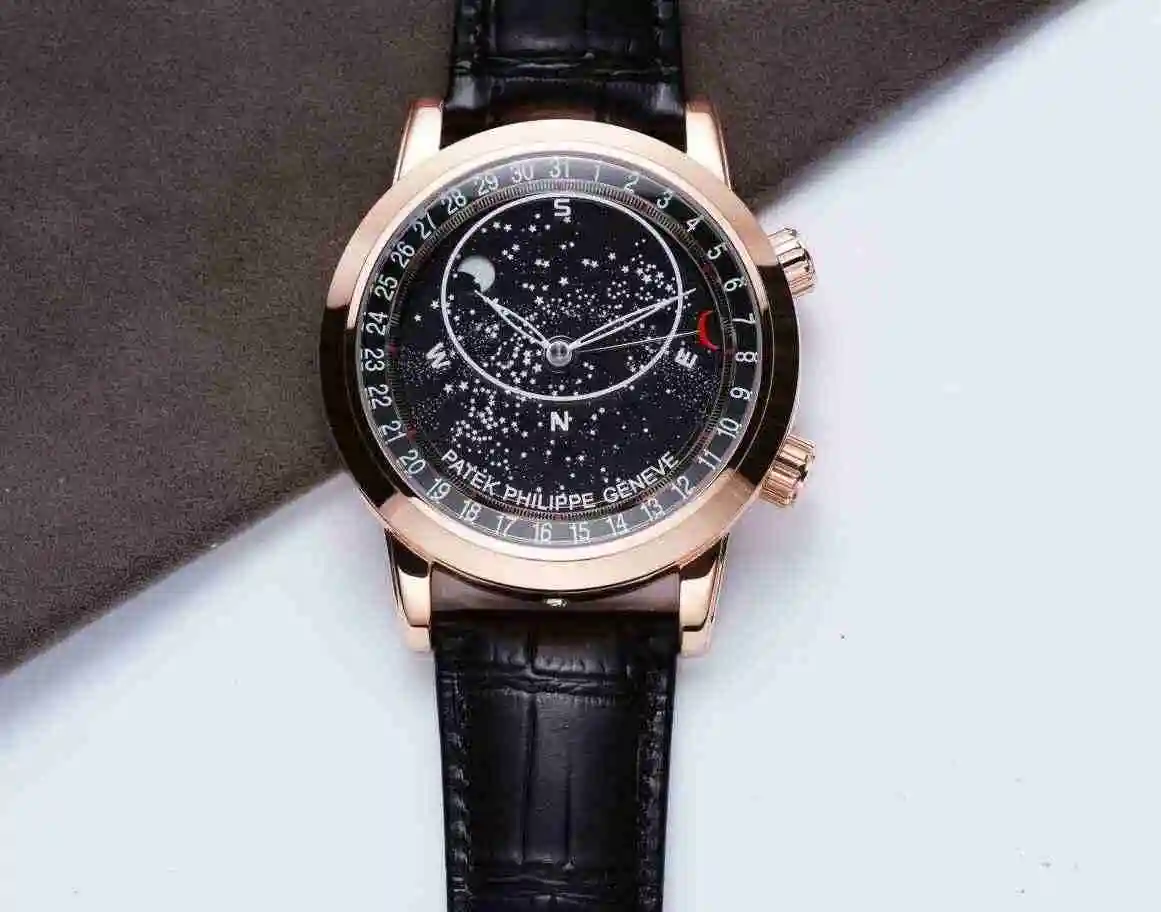 General Watches Patek Philippe Watch Men's Watch Paired with Original Fully Automatic Mechanical Movement Top Grade 316 Precision Steel Case Case with Mineral Super Strong Mirror Diameter 41mm kk09800 view 8
