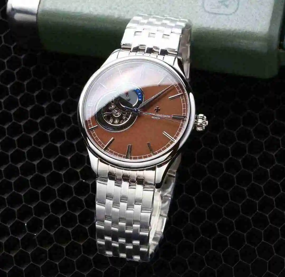 General Watches Vacheron Constantin Jiangshi Danton Watch Men's Watch Paired with Original Fully Automatic Mechanical Movement, Top Grade 316 Precision Steel Case with Mineral Super Strong Mirror Diameter 42mm KK05800 1 view 8