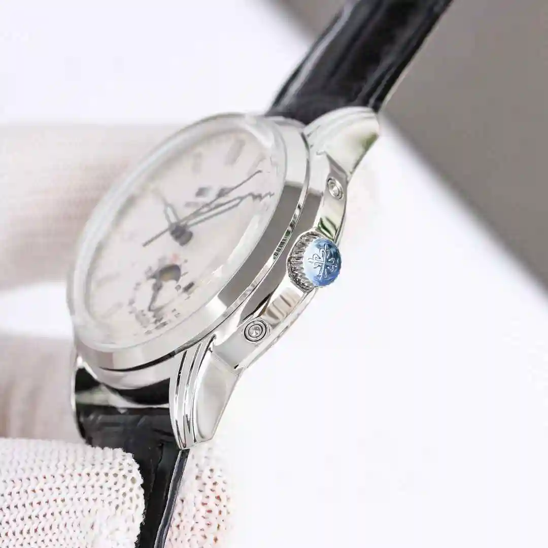 General Watches Patek Philippe Watch Men's Watch Paired with Original Fully Automatic Mechanical Movement Top Grade 316 Precision Steel Case Case with Mineral Super Strong Mirror Diameter 40mm KK012500 view 5