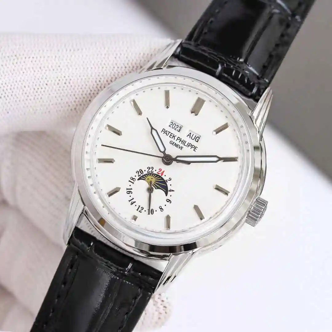 General Watches Patek Philippe Watch Men's Watch Paired with Original Fully Automatic Mechanical Movement Top Grade 316 Precision Steel Case Case with Mineral Super Strong Mirror Diameter 40mm KK012500 view 8
