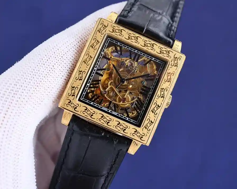 General Watches Piaget Earl White 900 Gold 950 Watch view 6