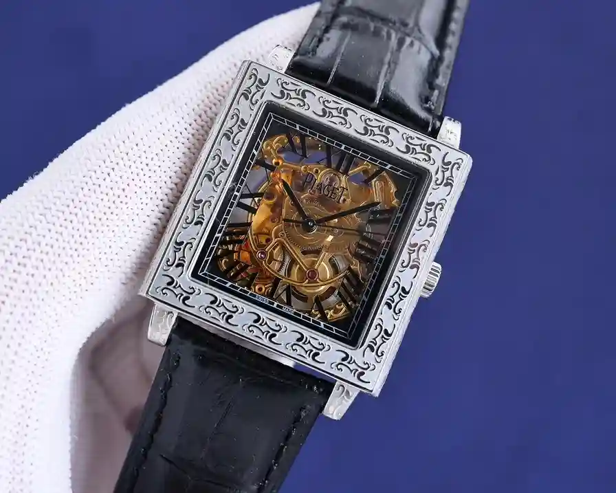 General Watches Piaget Earl White 900 Gold 950 Watch view 9