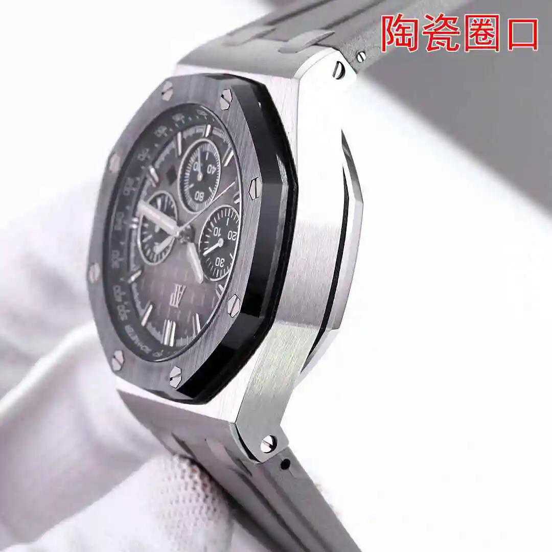 General Watches Audemars Piguet Aibi Watch Men's Watch Paired with Original Fully Automatic Mechanical Movement, Top Grade 316 Precision Steel Case with Mineral Super Strong Mirror Diameter 44mm KK view 6