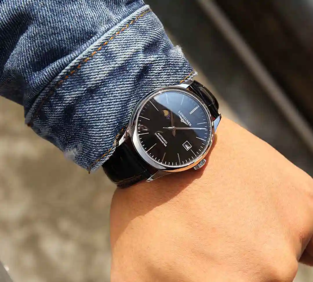 General Watches Longines Watch Men's Watch Paired with Original Fully Automatic Mechanical Movement Top Grade 316 Precision Steel Case with Mineral Super Strong Mirror Diameter 40mm kk06550 3 view 6