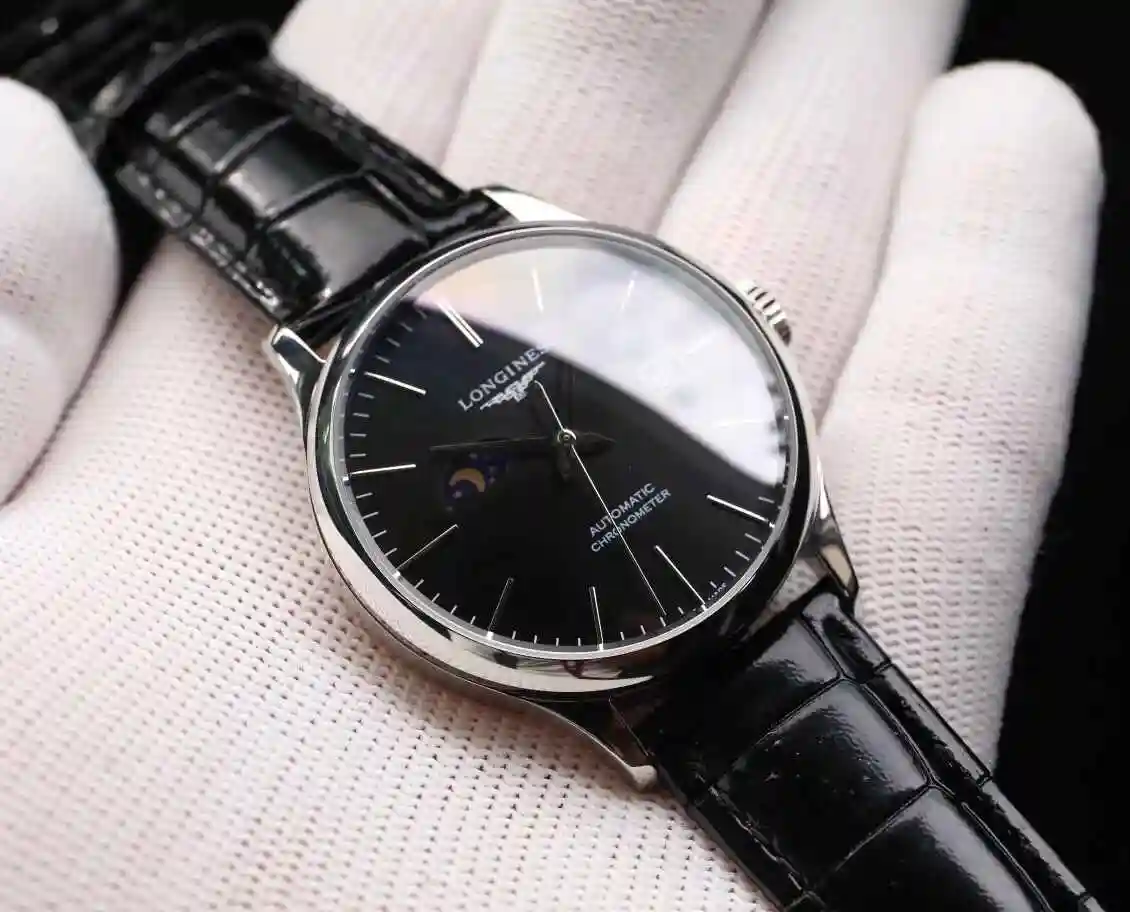 General Watches Longines Watch Men's Watch Paired with Original Fully Automatic Mechanical Movement Top Grade 316 Precision Steel Case with Mineral Super Strong Mirror Diameter 40mm kk06550 3 view 9