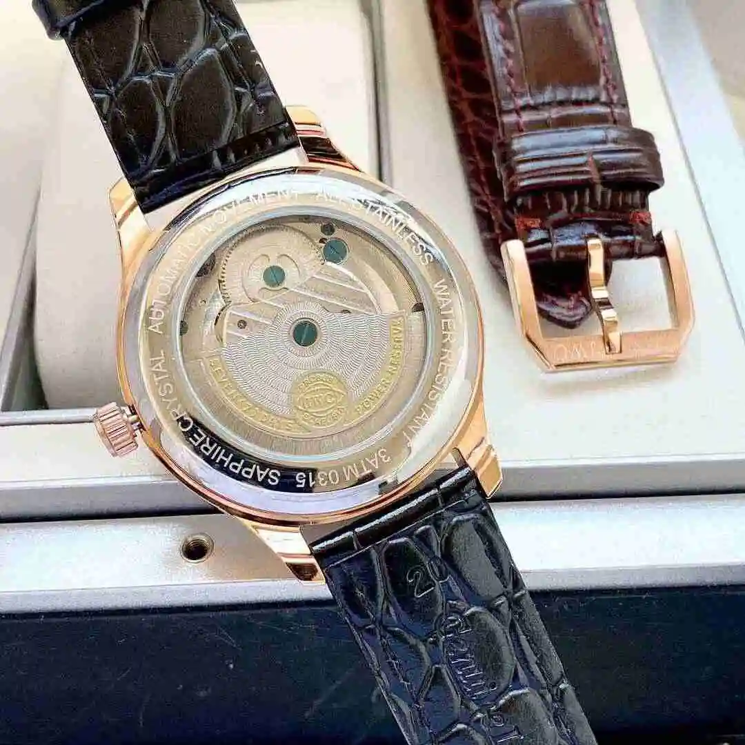 General Watches IWC Wanguo Watch Men's Watch Paired with Original Fully Automatic Mechanical Movement Top Grade 316 Precision Steel Case with Mineral Super Strong Mirror Diameter 42mm KK05450 view 2