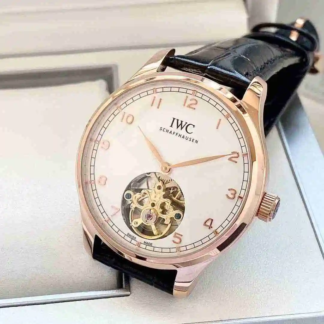 General Watches IWC Wanguo Watch Men's Watch Paired with Original Fully Automatic Mechanical Movement Top Grade 316 Precision Steel Case with Mineral Super Strong Mirror Diameter 42mm KK05450 view 4