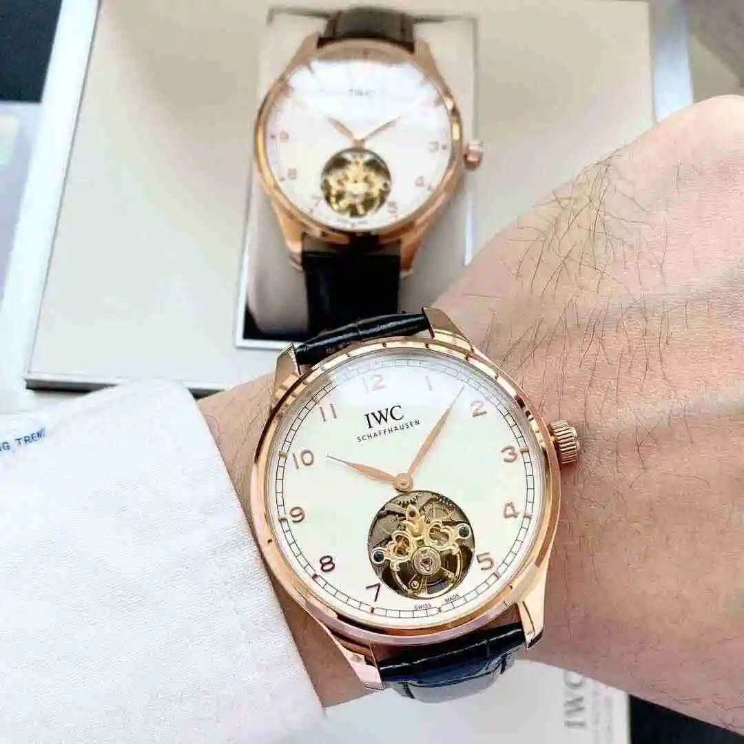 General Watches IWC Wanguo Watch Men's Watch Paired with Original Fully Automatic Mechanical Movement Top Grade 316 Precision Steel Case with Mineral Super Strong Mirror Diameter 42mm KK05450 view 5
