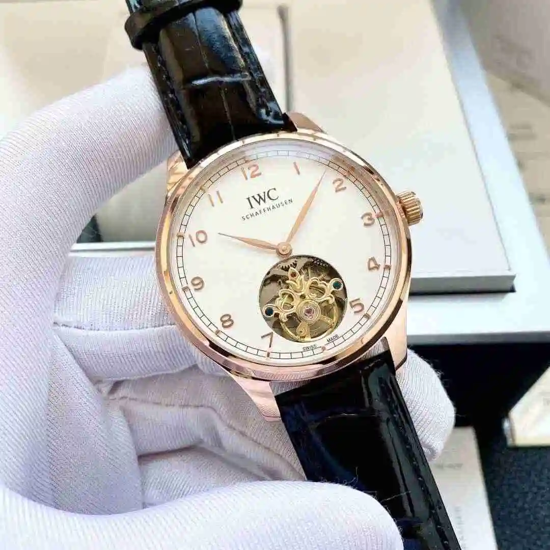 General Watches IWC Wanguo Watch Men's Watch Paired with Original Fully Automatic Mechanical Movement Top Grade 316 Precision Steel Case with Mineral Super Strong Mirror Diameter 42mm KK05450 view 6