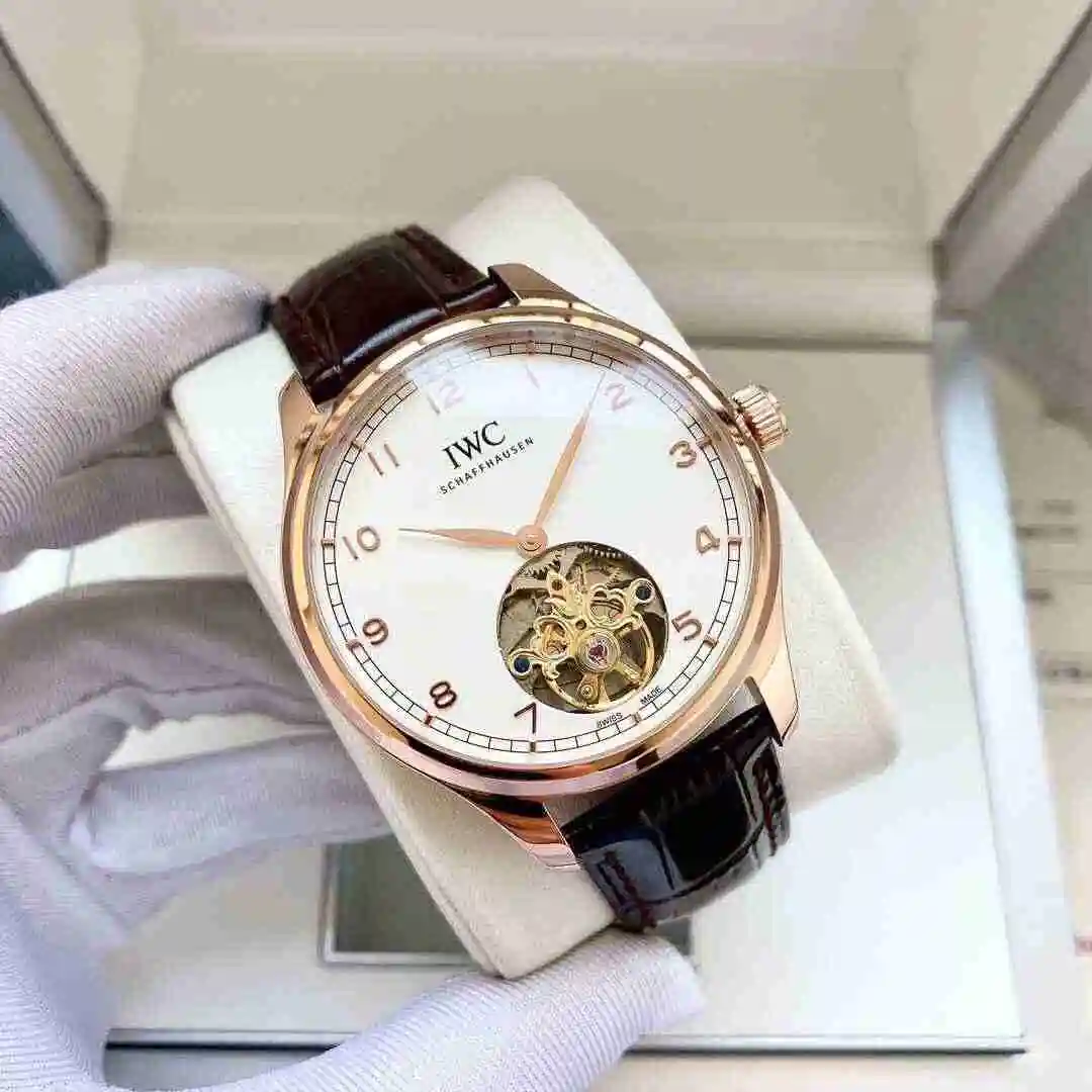 General Watches IWC Wanguo Watch Men's Watch Paired with Original Fully Automatic Mechanical Movement Top Grade 316 Precision Steel Case with Mineral Super Strong Mirror Diameter 42mm KK05450 view 8