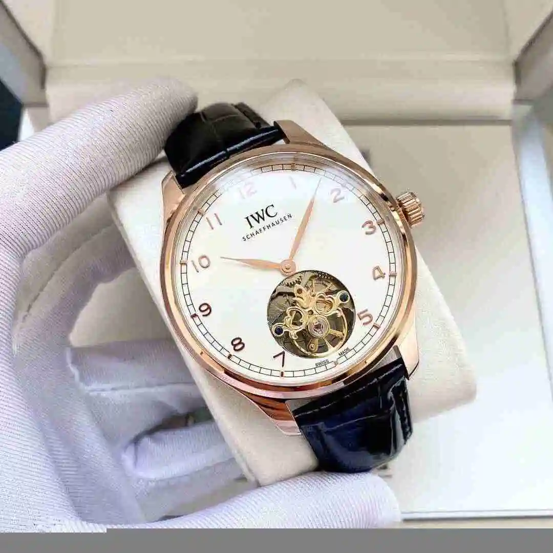 General Watches IWC Wanguo Watch Men's Watch Paired with Original Fully Automatic Mechanical Movement Top Grade 316 Precision Steel Case with Mineral Super Strong Mirror Diameter 42mm KK05450 view 9