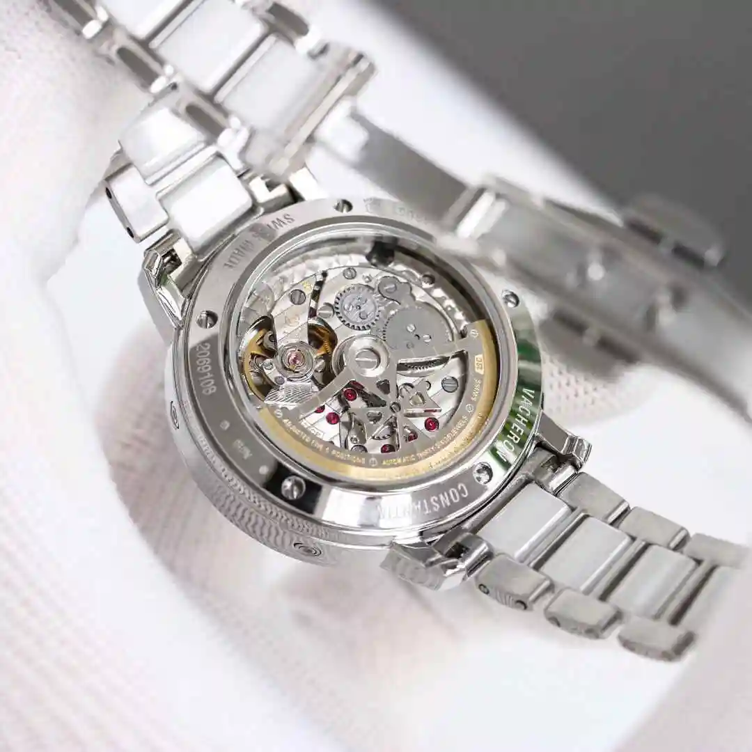 General Watches Vacheron Constantin Jiangshi Danton Watch Women's Watch Paired with Original Fully Automatic Mechanical Movement, Top Grade 316 Precision Steel Case, Strap Mineral Super Strong Mirror Diameter 36mm kk view 3