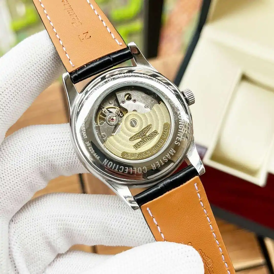 General Watches Watch Men's watch with original fully automatic mechanical movement, top-grade 316 stainless steel case and strap, mineral super mirror, diameter 40mm KK ) view 3