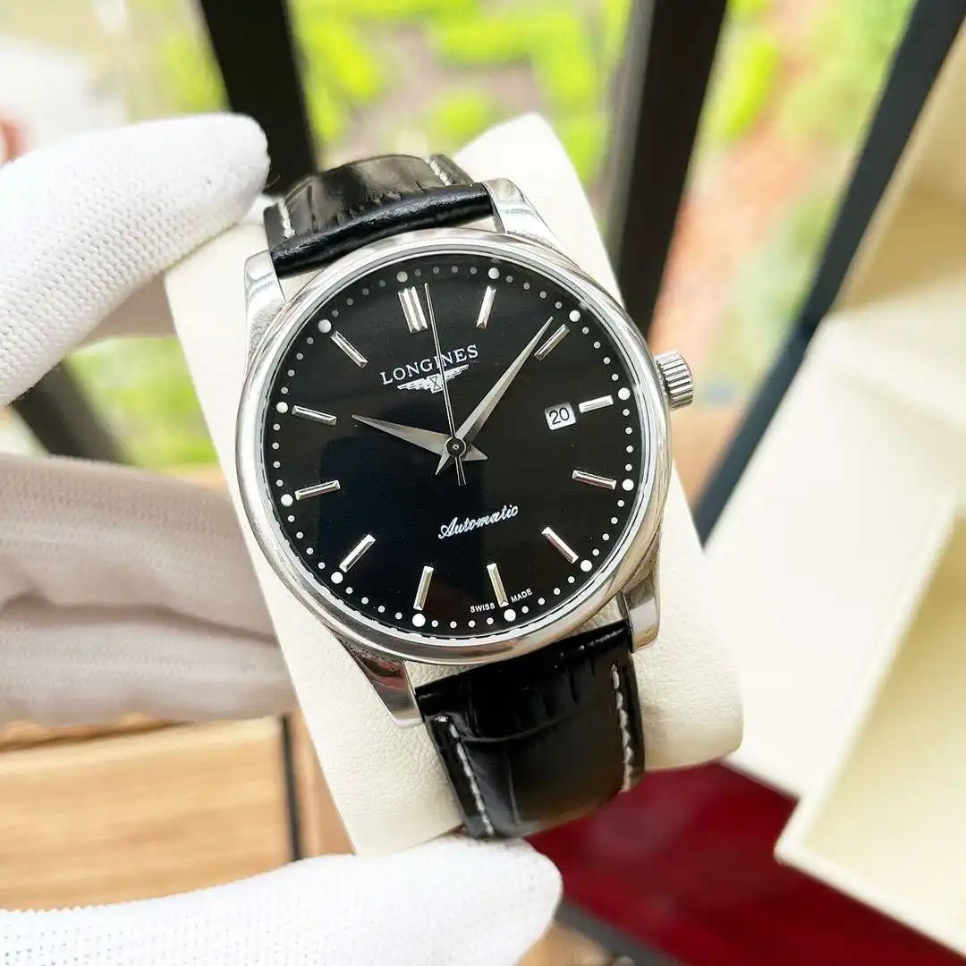 General Watches Watch Men's watch with original fully automatic mechanical movement, top-grade 316 stainless steel case and strap, mineral super mirror, diameter 40mm KK ) view 6