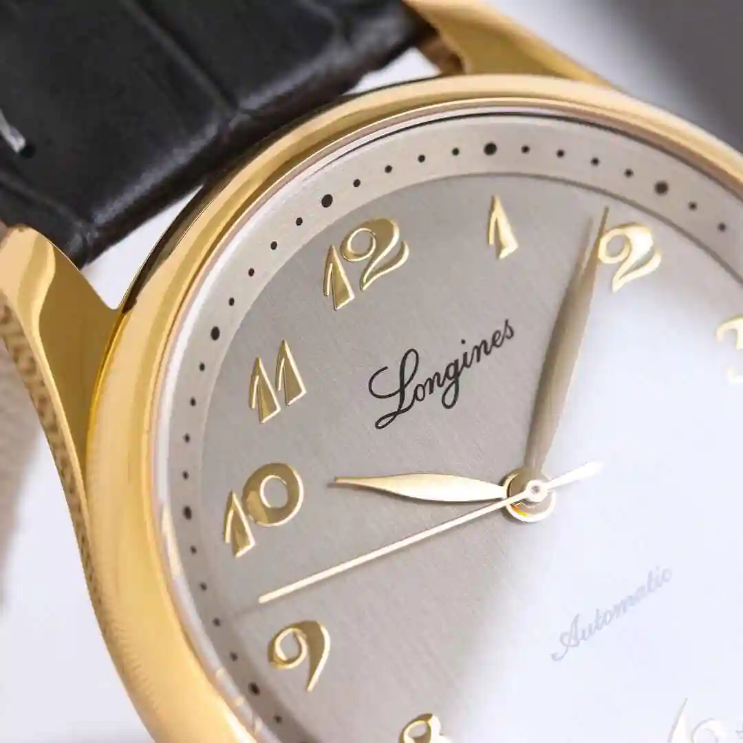 General Watches Longines watch for men with original fully automatic mechanical movement, top grade 316 precision steel case with mineral super strong mirror diameter 40mm kk view 6