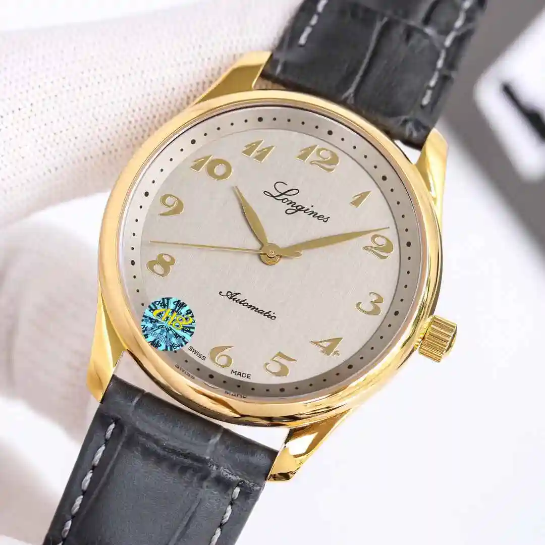 General Watches Longines watch for men with original fully automatic mechanical movement, top grade 316 precision steel case with mineral super strong mirror diameter 40mm kk view 8