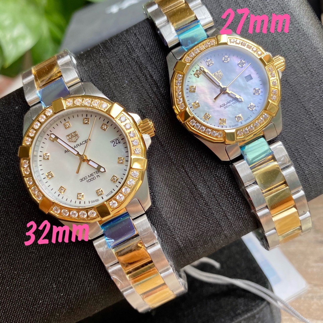TAG Heuer Aquaracer Mother of Pearl Dial Quartz Watch view 1