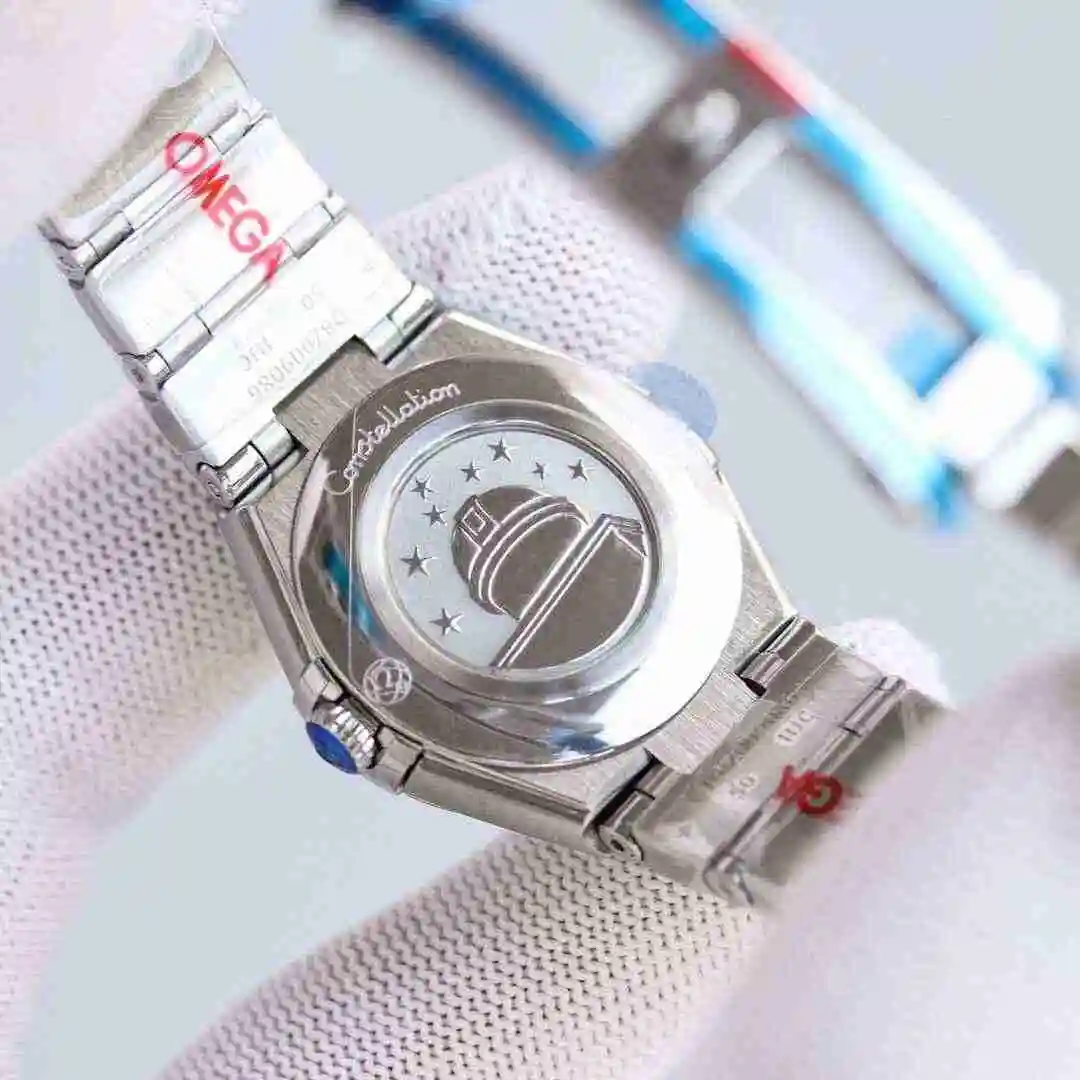 General Watches Omega Watch Women's Watch Paired with Original Fully Automatic Mechanical Movement Top Grade 316 Precision Steel Case with Mineral Super Strong Mirror Diameter 28mm kk08800 view 3