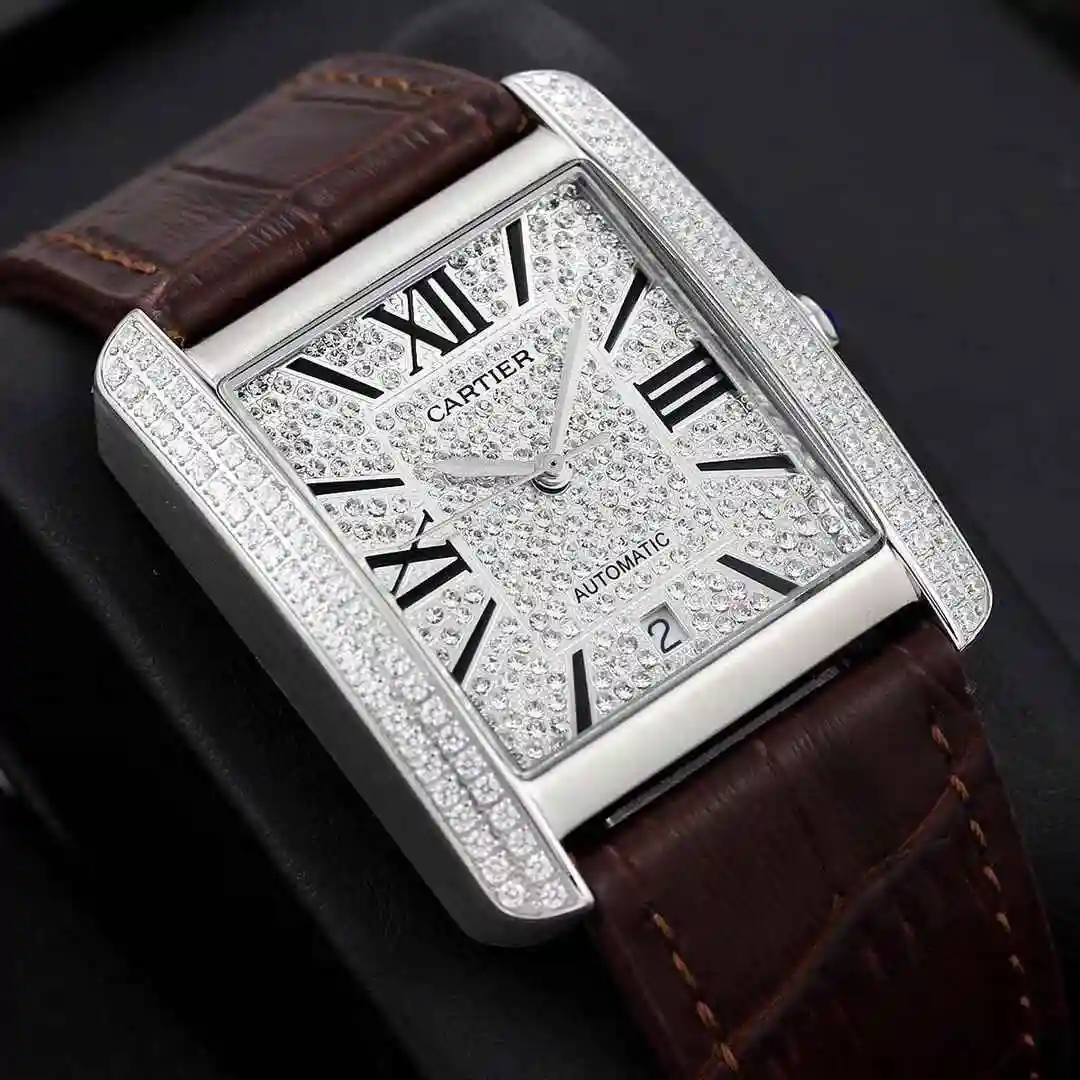 General Watches Cartier White 1000 Gold 1050 Diamond+50 Watch view 5