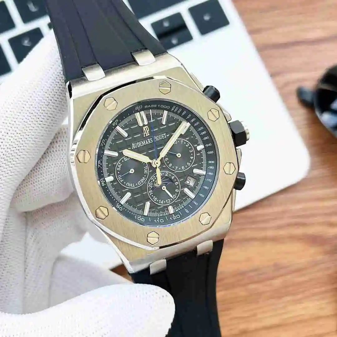 General Watches Audemars Piguet Aibi Watch Men's Watch Paired with Original Fully Automatic Mechanical Movement, Top Grade 316 Precision Steel Case with Mineral Super Strong Mirror Diameter 42mm KK06250 view 8