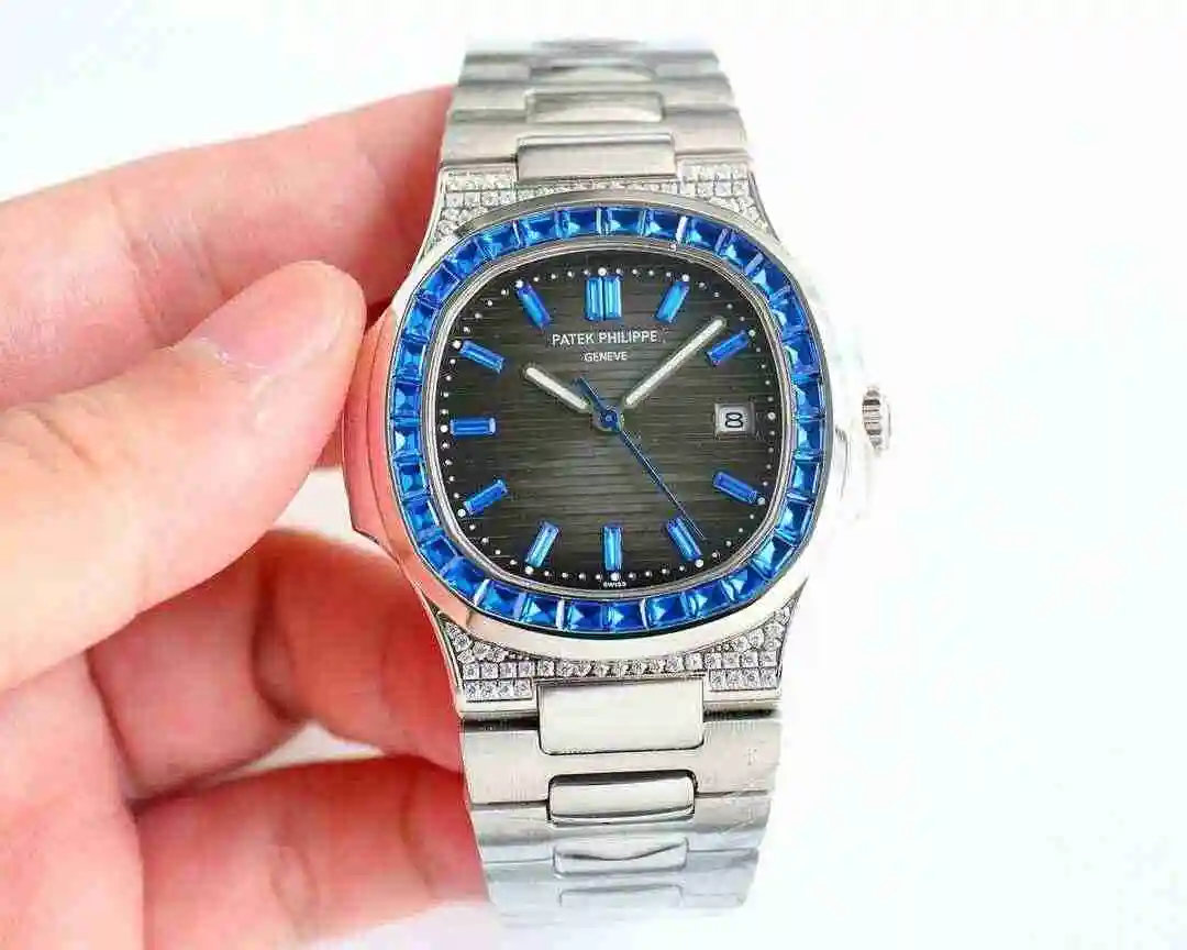 General Watches Patek Philippe Watch Men's Watch Paired with Original Fully Automatic Mechanical Movement Top Grade 316 Precision Steel Case Case with Mineral Super Strong Mirror Diameter 40mm KK015500 view 7