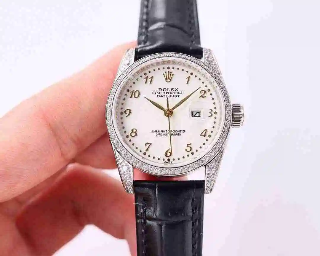 General Watches Rolex Watch Women's Watch Paired with Original Fully Automatic Mechanical Movement Top grade 316 Precision Steel Case with Mineral Super Strong Mirror Diameter 32mm kk08500 view 6