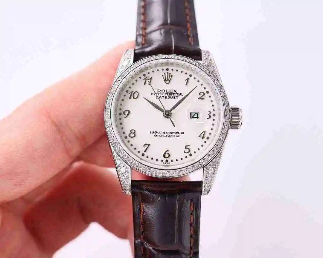 General Watches Rolex Watch Women's Watch Paired with Original Fully Automatic Mechanical Movement Top grade 316 Precision Steel Case with Mineral Super Strong Mirror Diameter 32mm kk08500 view 7
